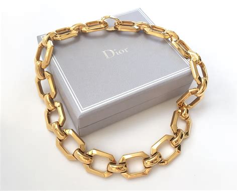 christian dior chain necklace